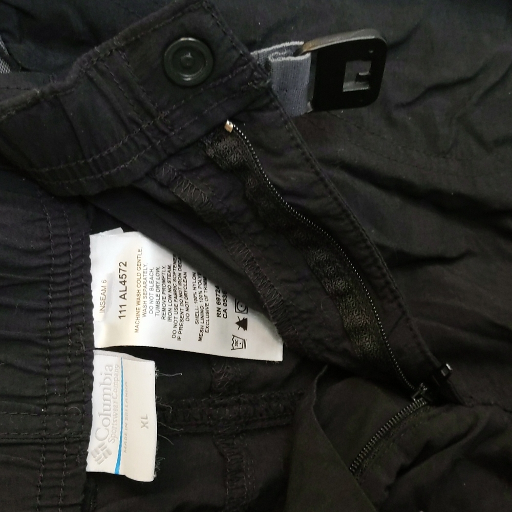 Women's XL Columbia 6inch nylon cargo shorts with belt - Picture 4 of 7